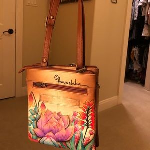 Handpainted Crossbody Bag